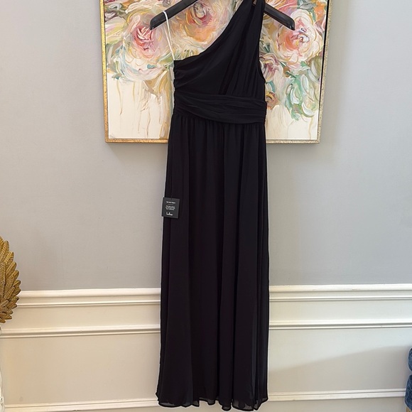 Lulus One-Shoulder Black Maxi Dress with Back Cutout – Size Small – NWT - Picture 7 of 11
